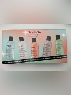 NIB Philosophy Shower Gel Gift Set 5 X 3 fl oz